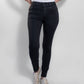 Jeans skinny neri elasticizzati da donna