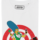 T-shirt grafica Marge Duff dei Simpsons