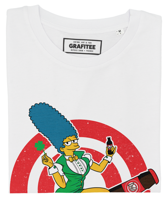 T-shirt grafica Marge Duff dei Simpsons
