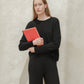 Maglione girocollo rilassato in misto cashmere