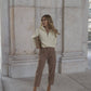 Pantaloni in bombazine relaxed fit