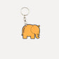Portachiavi Elefante Blu