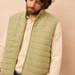 Gilet imbottito senza maniche Ami color salvia