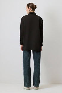 Camicia con fiocchi in misto cotone