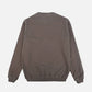 Maglione pesante pigmentato Essential grigio pietra