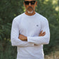 T-shirt premium antimacchia nera con dettagli blu