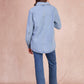 Sovracamicia in denim Gilda oversize