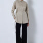 Camicia in raso con lacci laterali