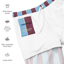 Costume da bagno corto Riviera Ruby a righe