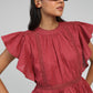 Blusa SaleK color ciliegia