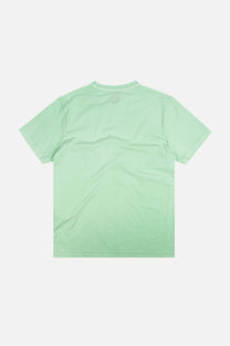 T-shirt Essential pigment dyed acquamarina polverosa