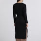 Cappotto lungo morbido con cintura