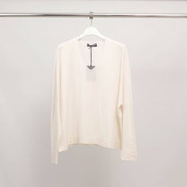 Maglione morbido e fluido con scollo a V