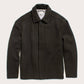 Cappotto corto Clive in lana verde salvia scuro