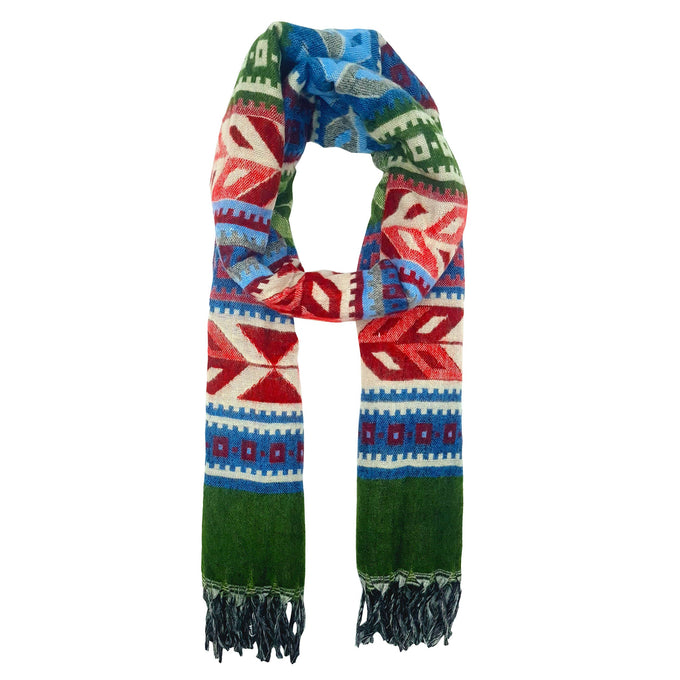 Sciarpa scialle boho XXL multicolor