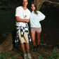 T-shirt oversize Nowhere to Go in cotone organico
