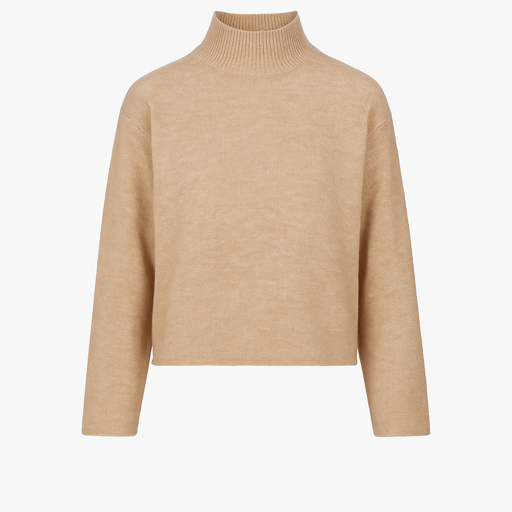 Maglione Collo Alto Morbido Oversize