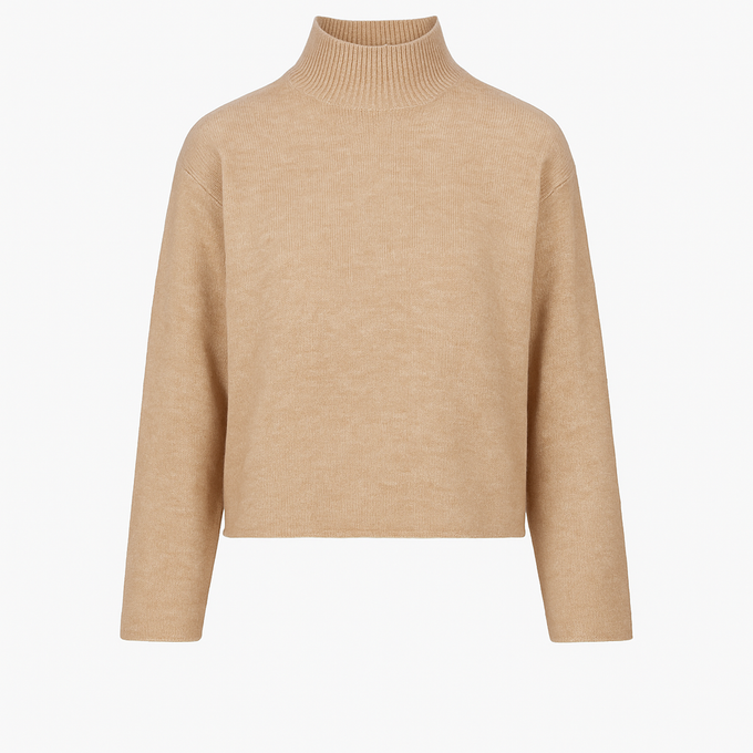 Maglione Collo Alto Morbido Oversize