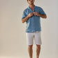 Camicia in lino Papete blu Charron