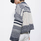 Maglione oversize in maglia strutturata