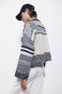 Maglione oversize in maglia strutturata
