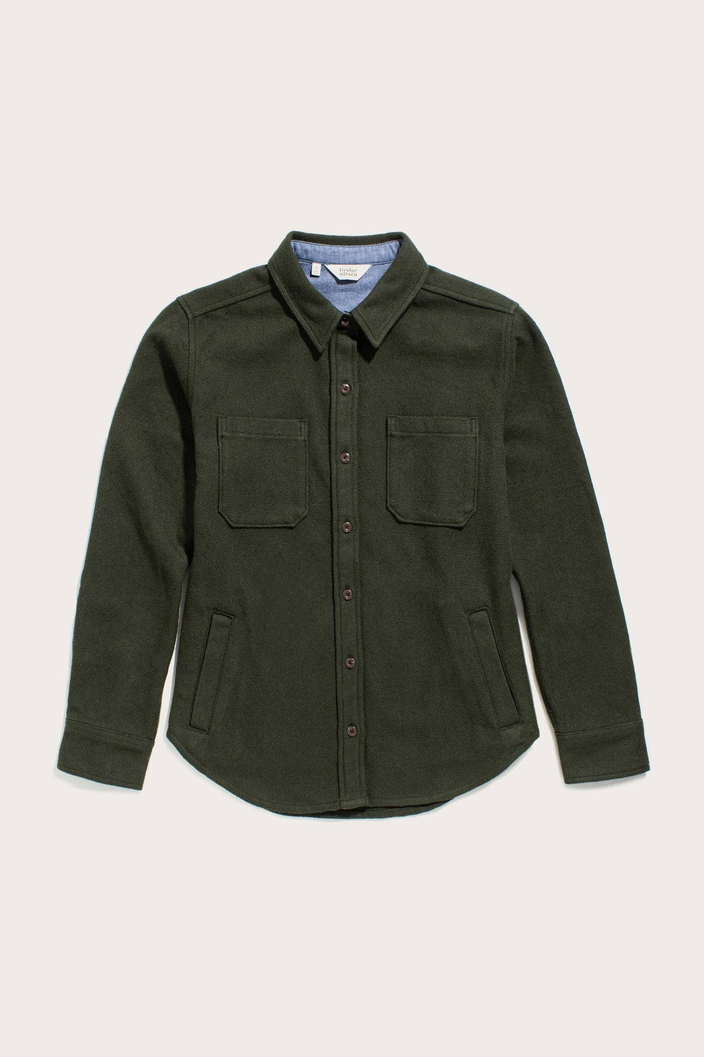 Camicione Overshirt Dawson Verde Salvia Scuro