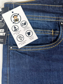 Jeans da uomo lavaggio scuro elasticizzati