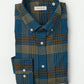 Camicia Ursido in flanella blu