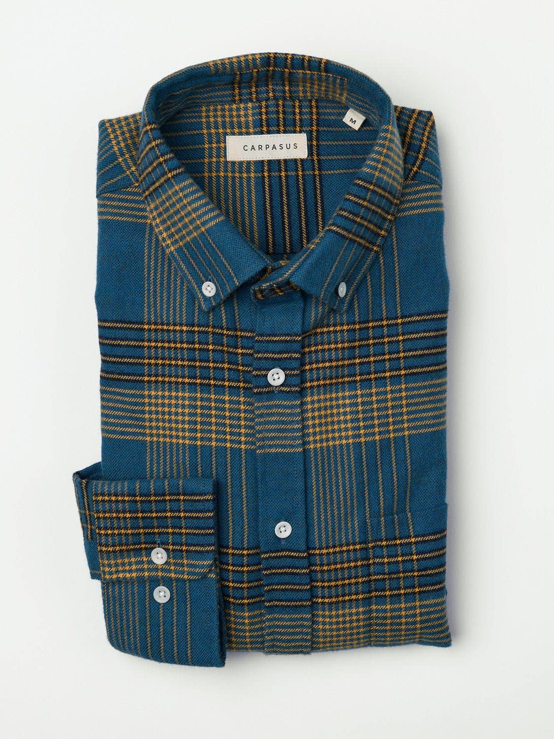 Camicia Ursido in flanella blu