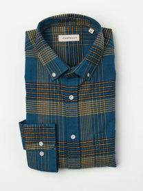 Camicia Ursido in flanella blu