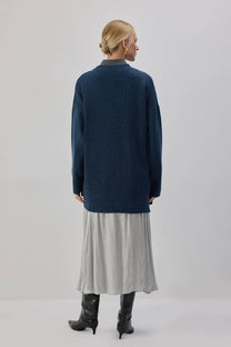Tunica in maglia con laccio laterale