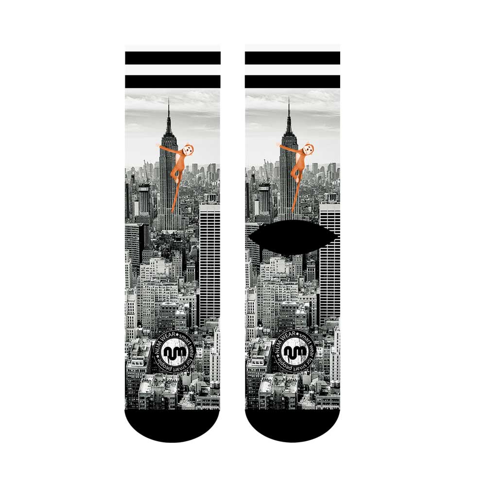 Calzini unisex HUG con stampa skyline