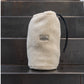 Felpa sherpa beige in poliestere riciclato