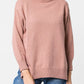 Maglione oversize in lana a collo alto