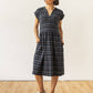 Abito midi Ira in tweed spigato crepuscolo