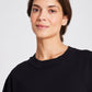 T-shirt oversize Maya in cotone biologico nera