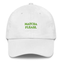 Cappellino baseball “Matcha Please” ricamato