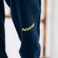 Pantaloni jogger soft navy in cotone organico