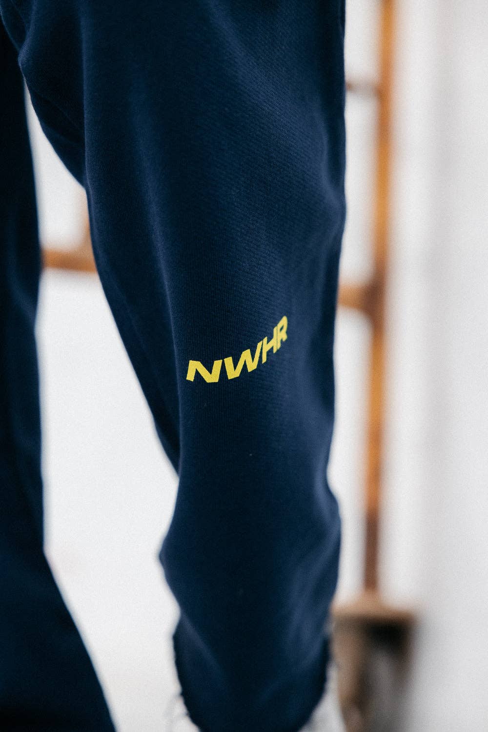Pantaloni jogger soft navy in cotone organico