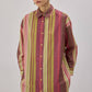 Camicia lunga a righe