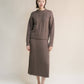 Maglione a trecce in misto cashmere