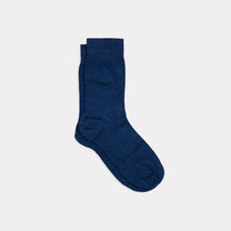 Calzini in bambù blu mélange
