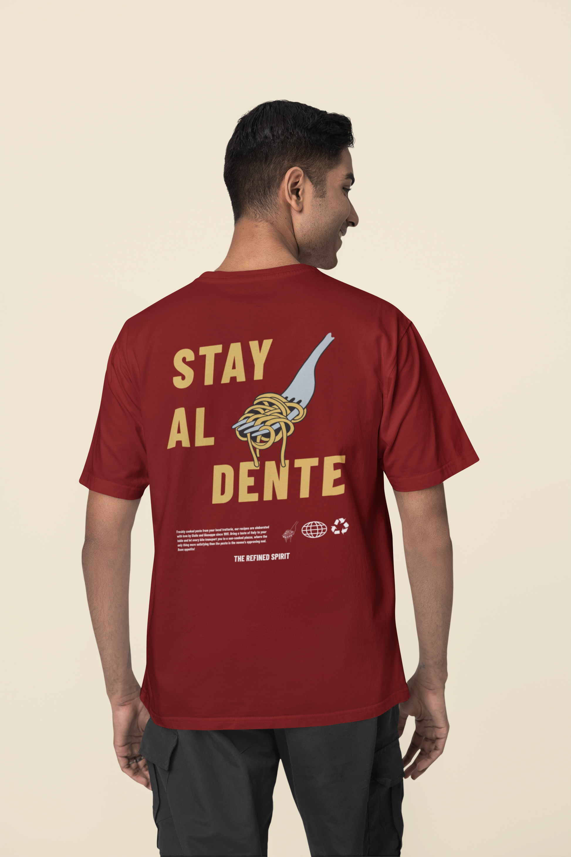 T-shirt biologica unisex Stay Al Dente