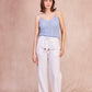 Pantaloni fluidi in cotone con coulisse Pouchka