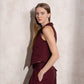 Gilet sartoriale con bottoni da donna