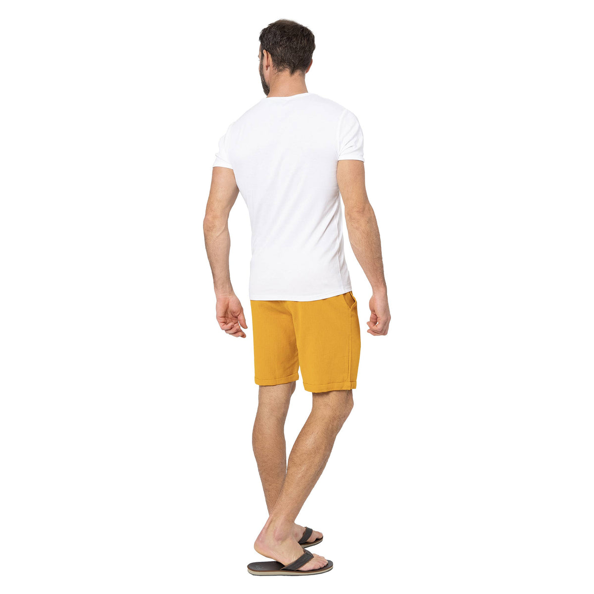 Pantaloncini estivi uomo in cotone e lino