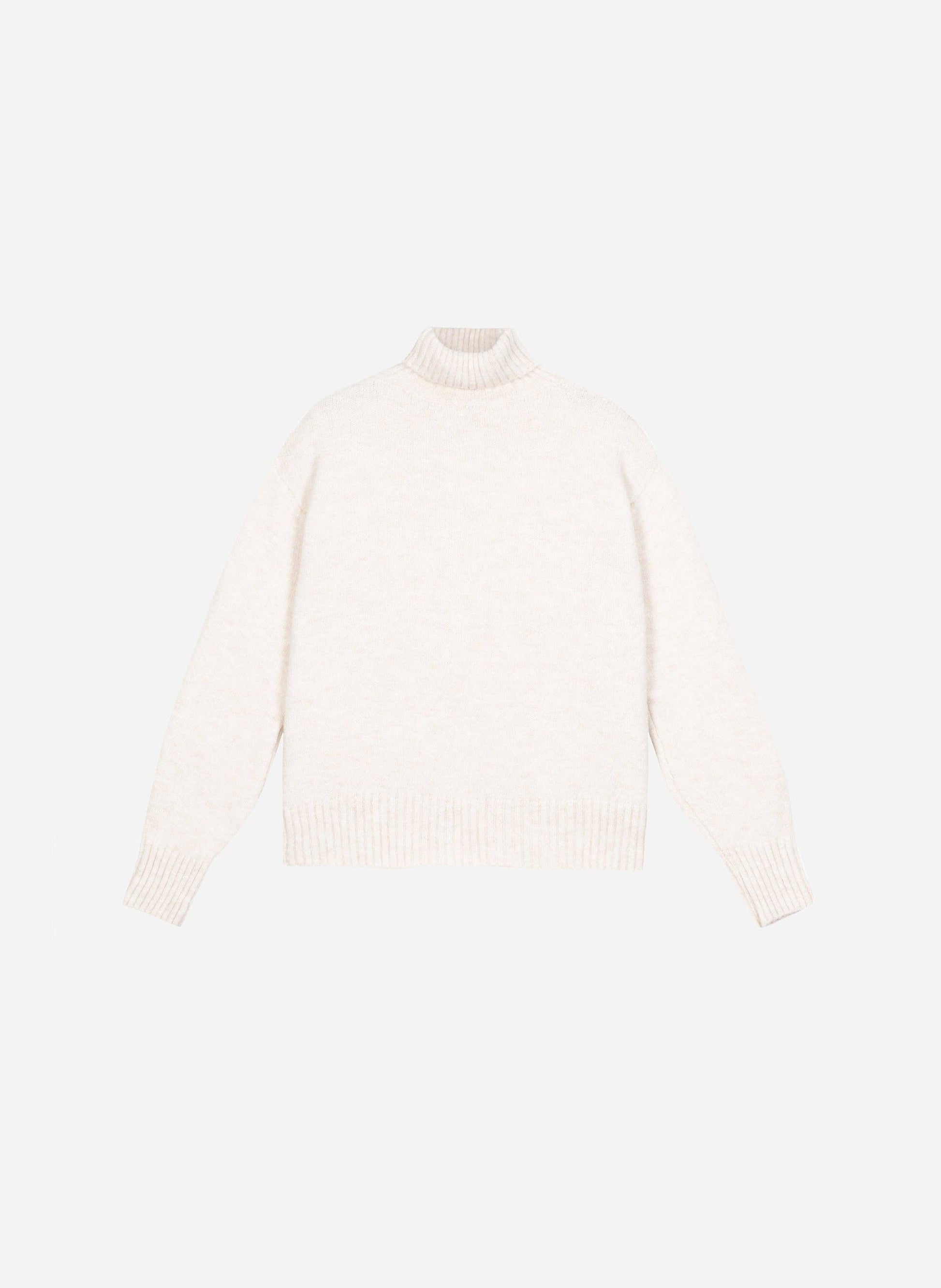 Maglione dolcevita ecrù LIPY