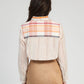 Camicia Sulyvan a righe in voile di cotone con ricami