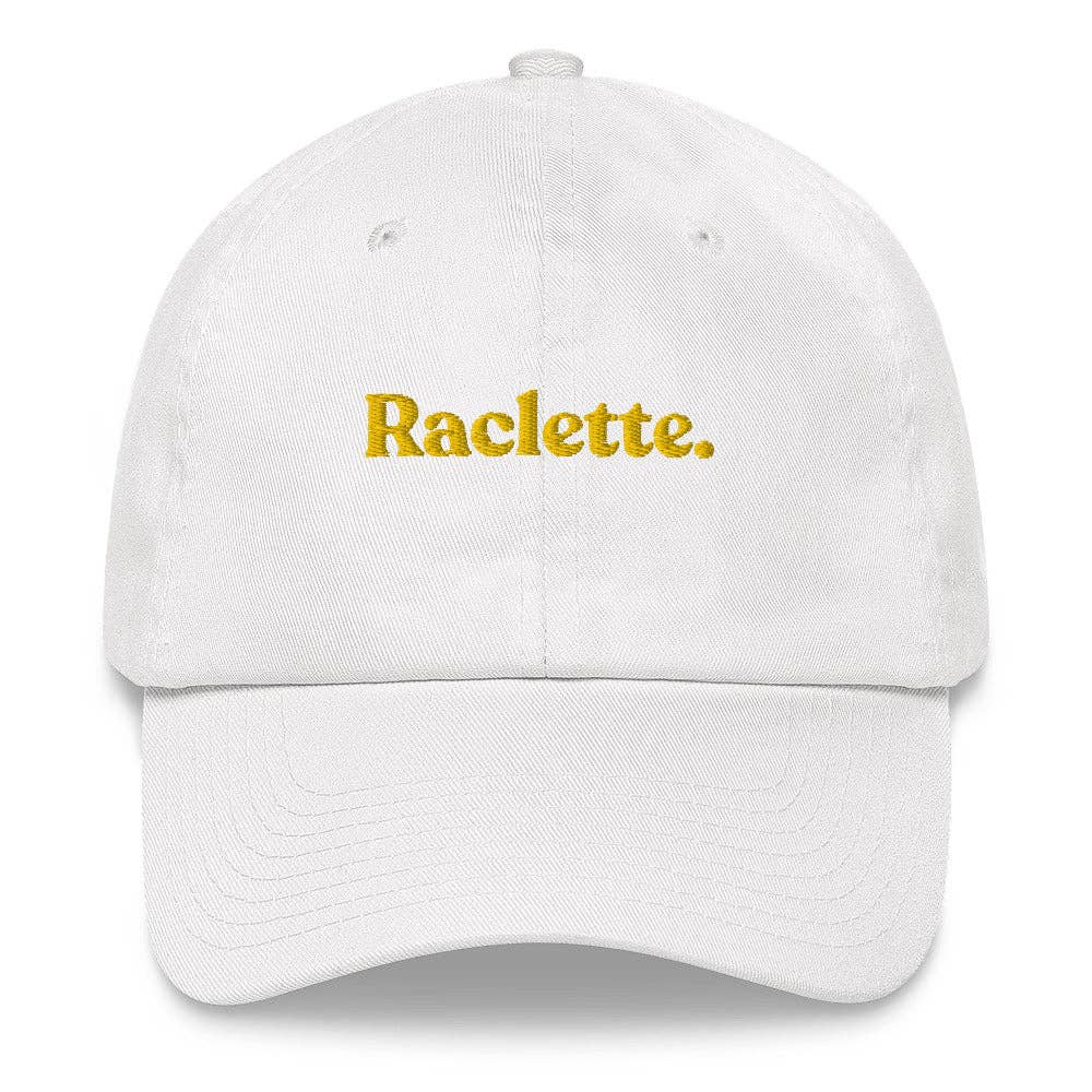 Cappellino baseball in cotone con ricamo “Raclette”