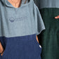Poncho Surf Blu Tramonto in Cotone Biologico